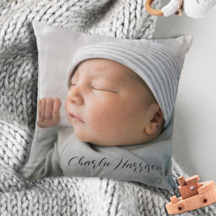Newborn Baby Photo  Cushion