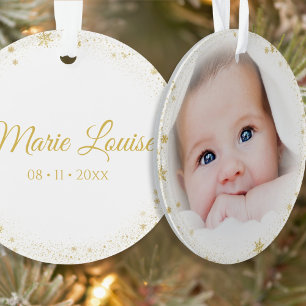 Newborn Baby Photo Ornament