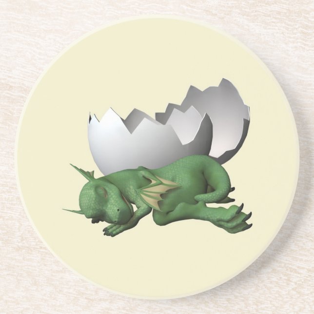 Newborn Dragon Coaster (Front)