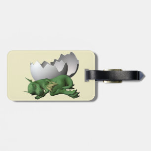 Newborn Dragon Luggage Tag