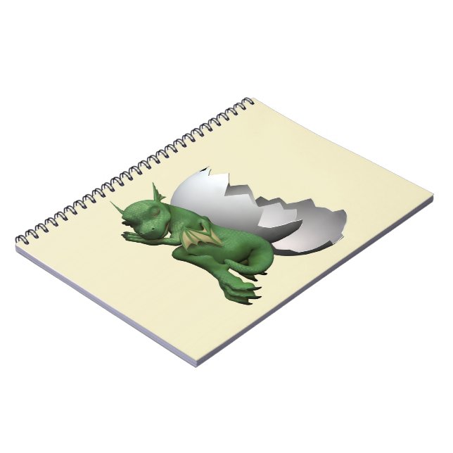 Newborn Dragon Notebook (Left Side)