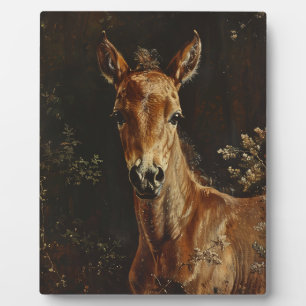 Newborn Foal Painting Plaque