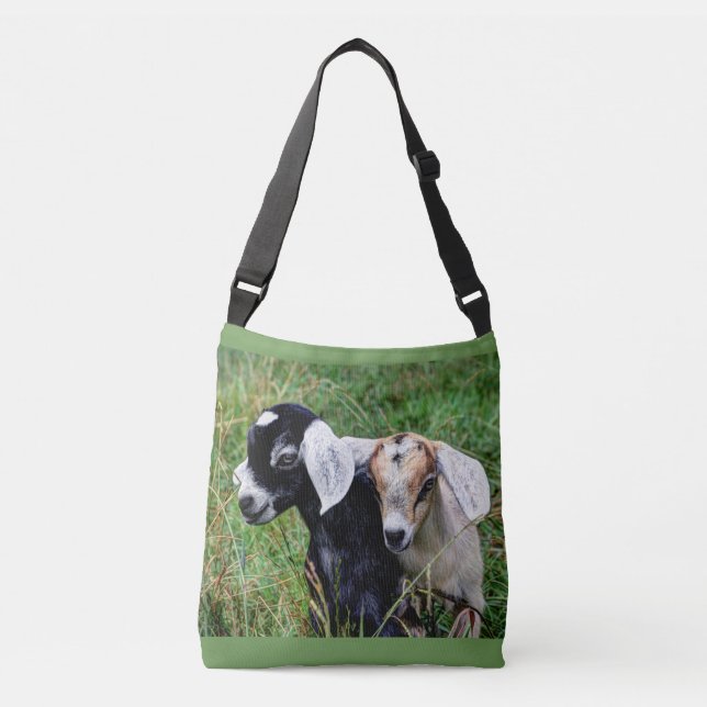 Newborn Goats Crossbody Bag (Front)