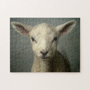 Newborn Lamb Jigsaw Puzzle