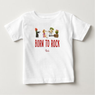 Newborn new baby born to rock cute funny t-shirt