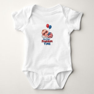 Newborn Patriotic Baby Outfit – First Independence Bodysuit