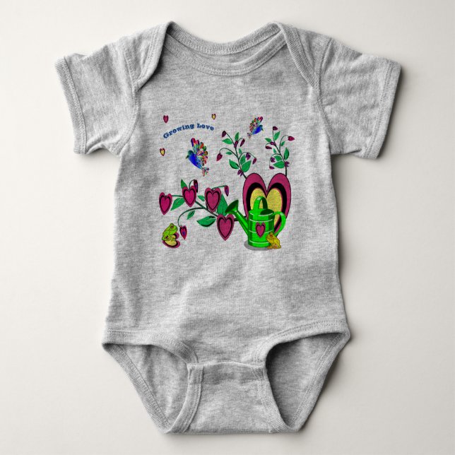 Newborn Shower Gift Baby Bodysuit (Front)