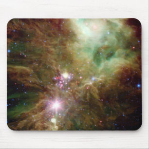 Newborn stars in the Christmas Tree cluster Mouse Pad