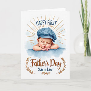 Newborns First Fathers Day Card