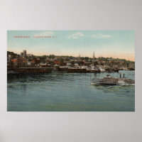 Newburgh, NY - Waterfront view of Hudson River
