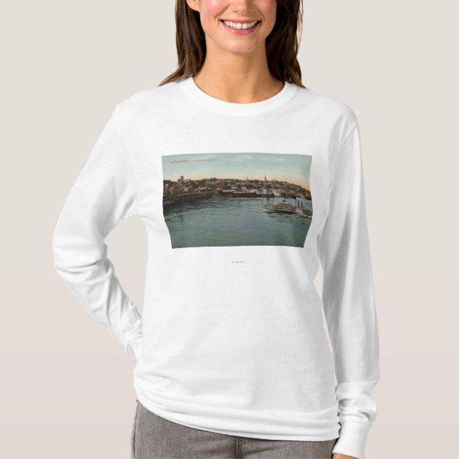 Newburgh, NY - Waterfront view of Hudson River T-Shirt (Front)