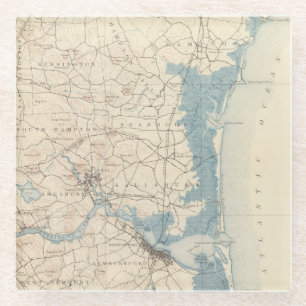 Newburyport, Massachusetts Glass Coaster
