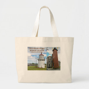 Newburyport Range Lights, Massachusetts Tote Bag