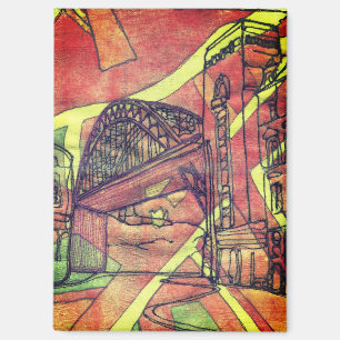 Newcastle bridge magnet