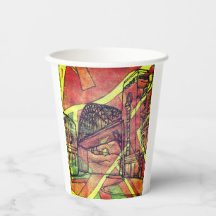 Newcastle bridge paper cups
