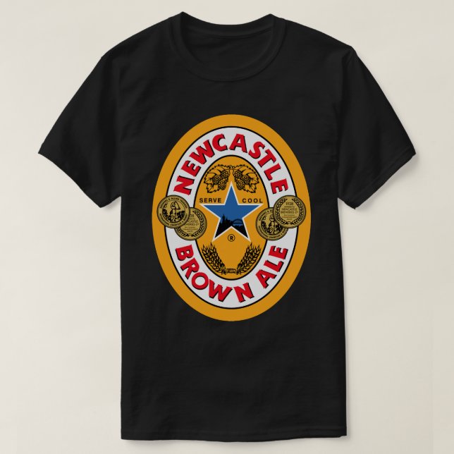 Newcastle brown ale beer T-Shirt (Design Front)