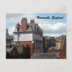 newcastle buildings postcard