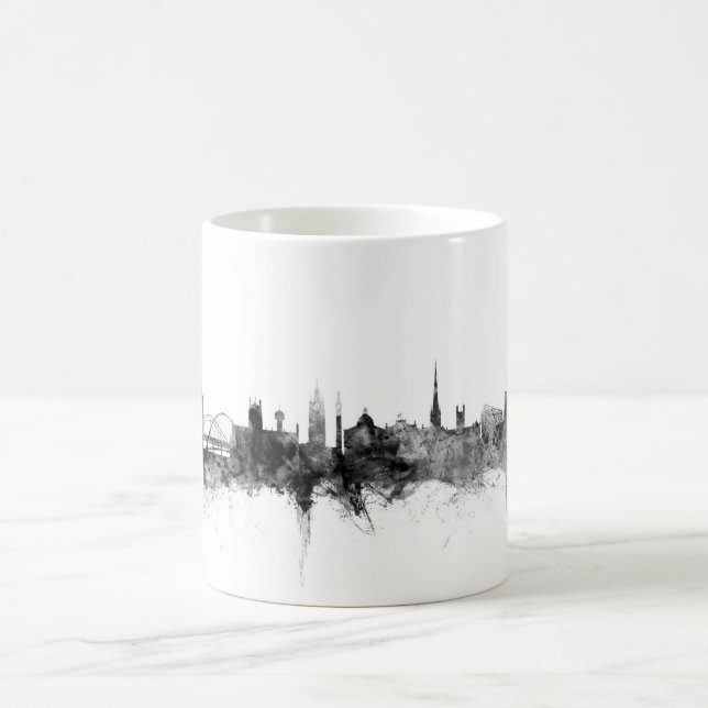 Newcastle England Skyline Coffee Mug (Center)