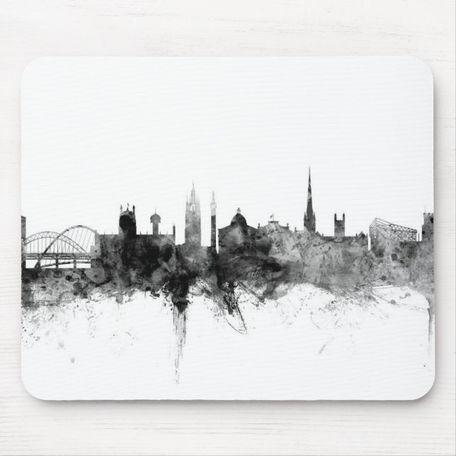 Newcastle England Skyline Mouse Pad (Front)