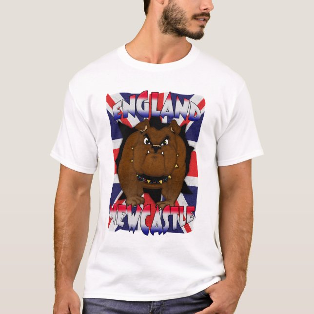 Newcastle Mens British Bulldog T Shirt (Front)