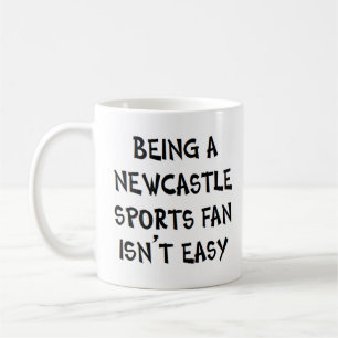 newcastle sports fan, being coffee mug