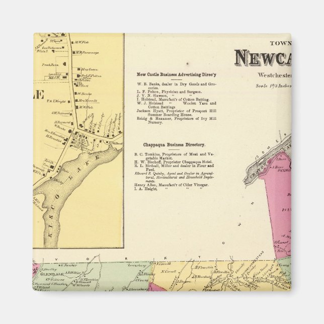 Newcastle, Town Magnet (Front)