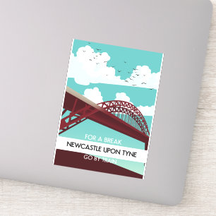 Newcastle upon Tyne bridge poster.