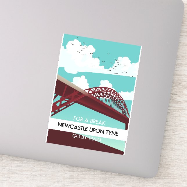 Newcastle upon Tyne bridge poster. (Detail)