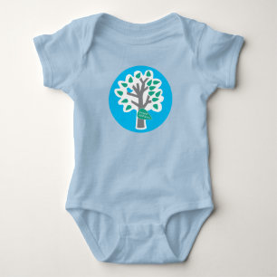 "Newest Addition" Blue Baby Bodysuit