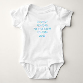 Newest Member of the Crew Coming 2023 Blue Baby Bodysuit
