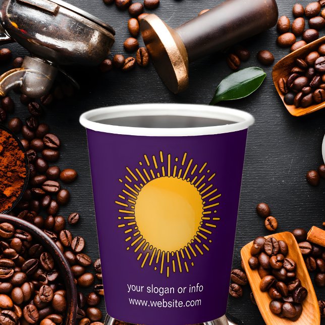 Newest Paper Cups Business Branded Rustic Kraft (Creator Uploaded)