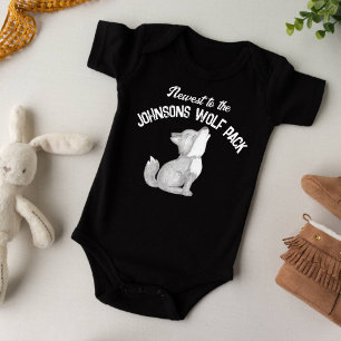 Newest to the wolf pack baby gifts bodysuit