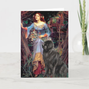 Newfie 1 - Ophelia in the Woods Card