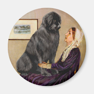 Newfie 1 - Whistler's Mother Magnet