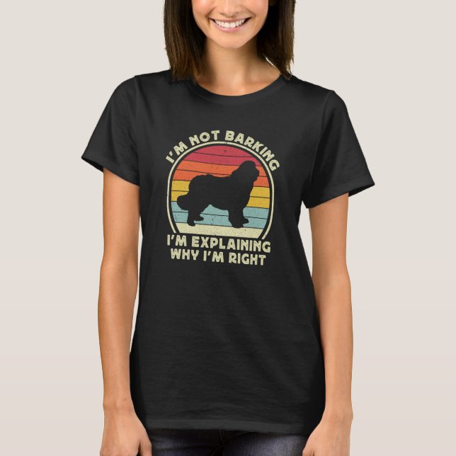 Newfie For Men Women Newfy Newfoundland Dog Dad Mo T-Shirt (Front)