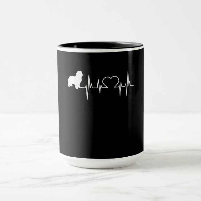 Newfie | Heartbeat Newfoundland | Cute Newfie Mug (Center)