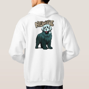 NEWFIE in the PNW Woods Newfoundland Dog Hoodie