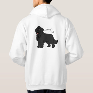 Newfie Lover Black Newfoundland Dog Hoodie