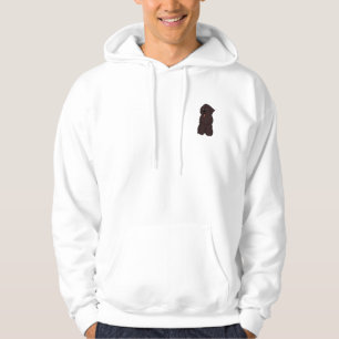 "Newfie Lover" Mens Brown Newfoundland Hoodie