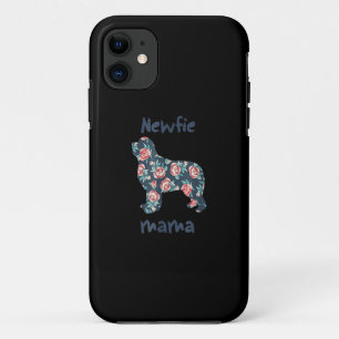 Newfie mama Newfoundland dog mum present Case-Mate iPhone Case
