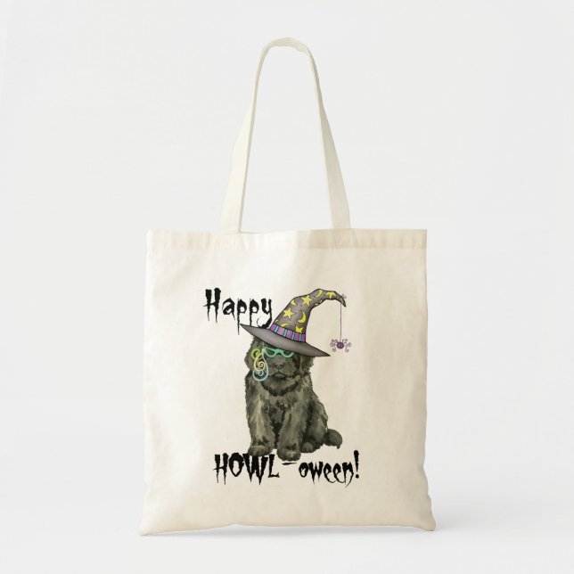 Newfie Witch Tote Bag (Front)