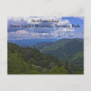 Newfound Gap, Great Smoky Mountains Postcard