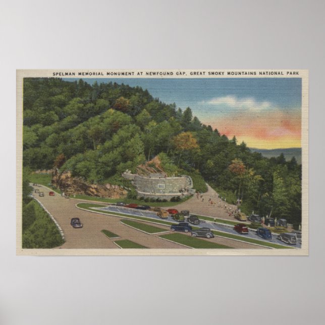 Newfound Gap, TN - Laura Spelman Memorial Poster (Front)