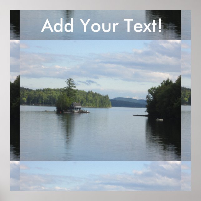 Newfound Lake Pretty New Hampshire Poster (Front)