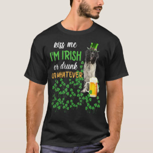 Newfounderland Kiss Me I'm Irish Or Drunk Or Whate T-Shirt