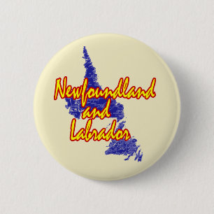 Newfoundland and Labrador 6 Cm Round Badge