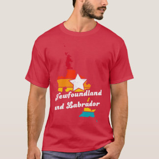 Newfoundland and Labrador Canada Vintage Distresse T-Shirt