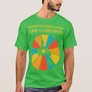 Newfoundland and Labrador Canada Vintage Distresse T-Shirt