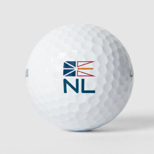 Newfoundland and Labrador flag Golf Balls
