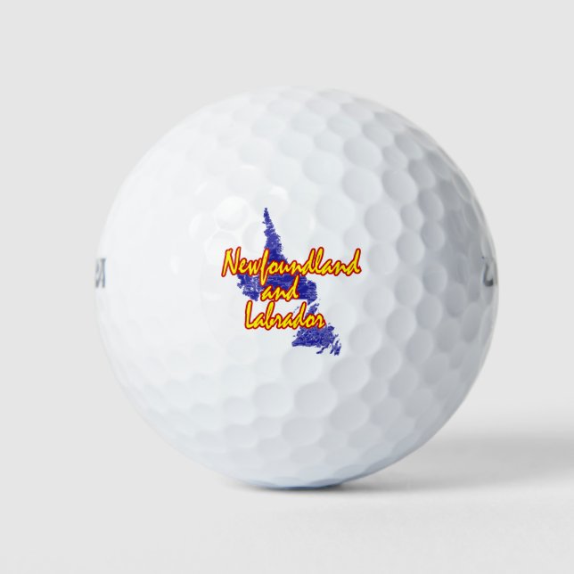 Newfoundland and Labrador Golf Balls (Front)